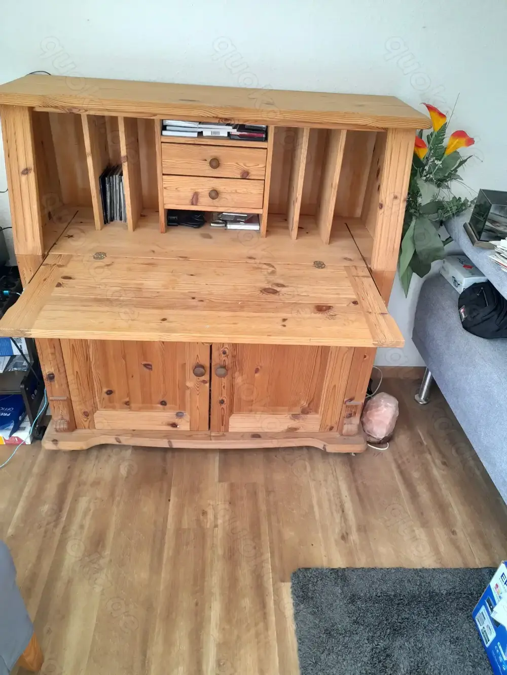 Schreibtischschrank Buche