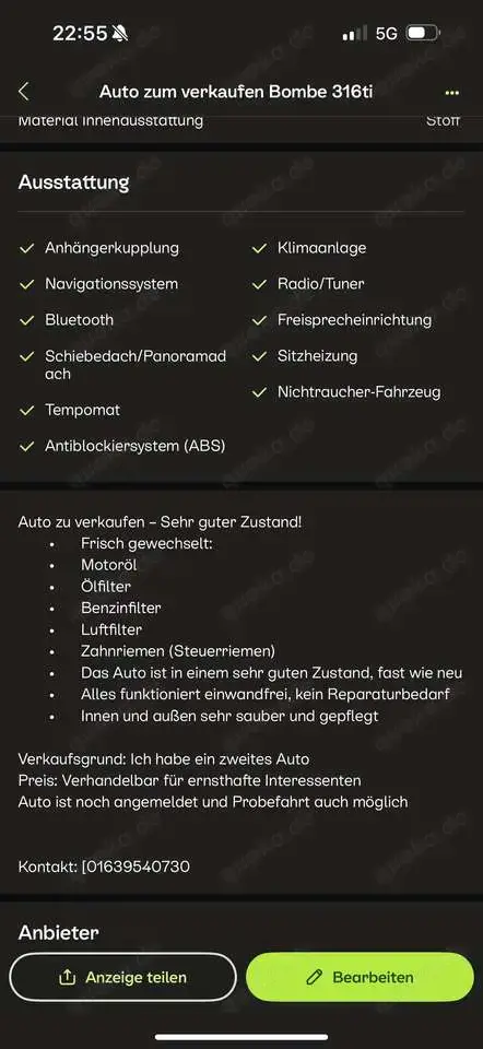 BMW 316 316 ti Edition Lifestyle