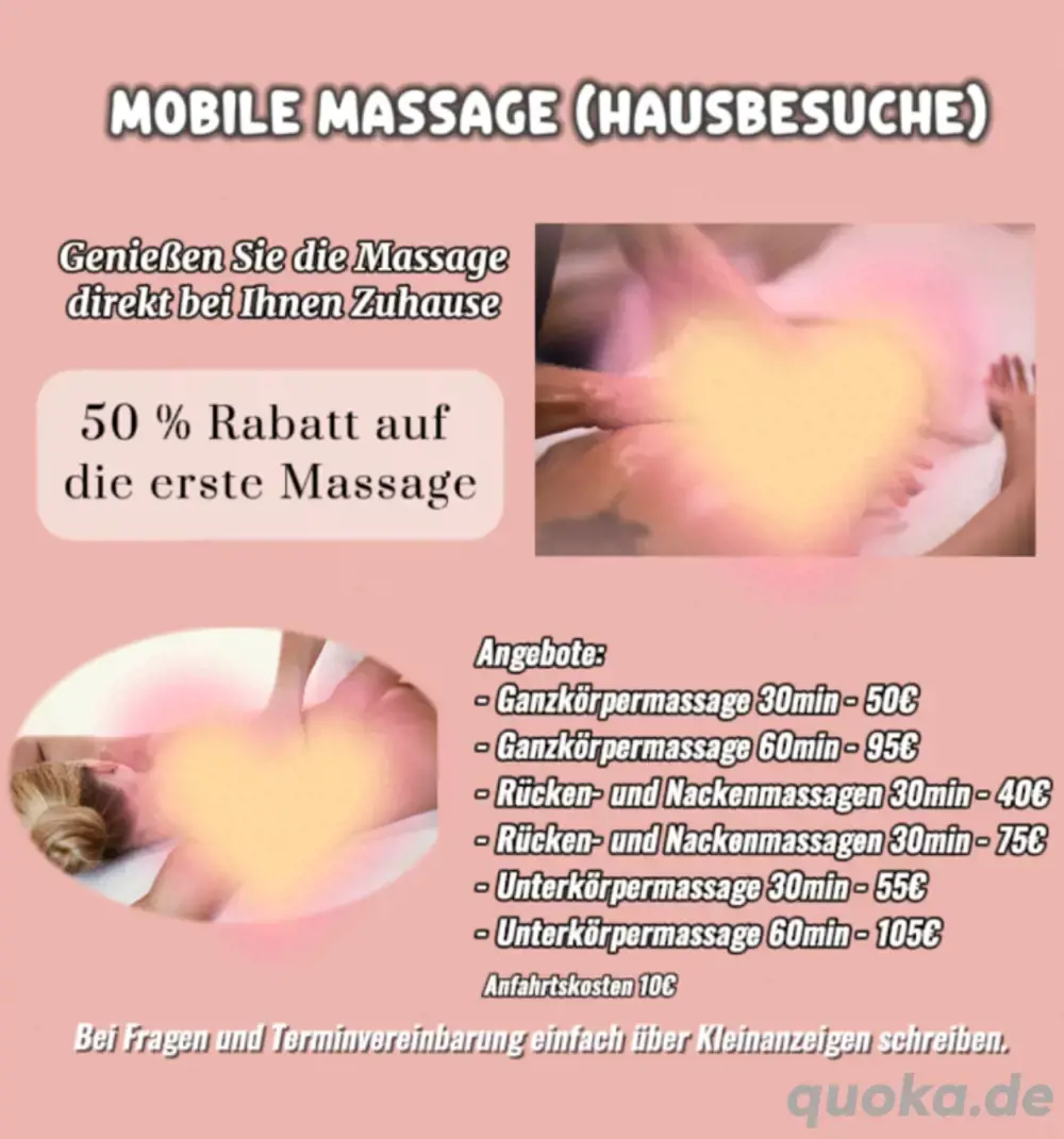 mobile Massage (Hausbesuche) mobile Massage (Hausbesuche)