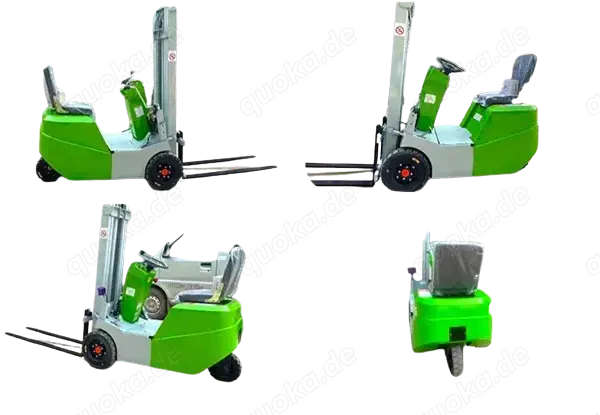 Gabelstapler Elektrostapler Stapler Elektro CPD08 - mit Schutzdach Farbe GRÜN  