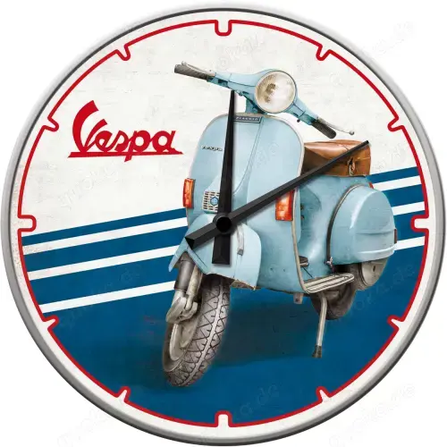Schöne Vespa Iconic Wanduhr Motorroller Scooter