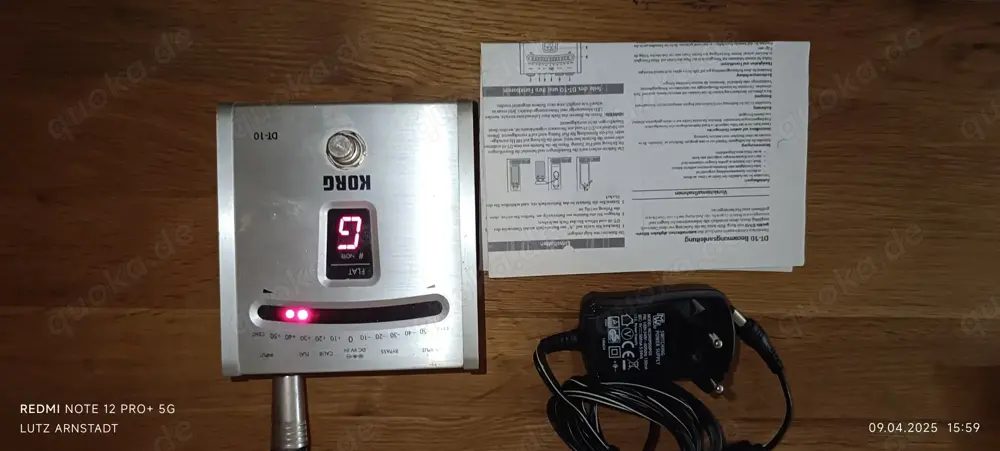 Stimmgerät für Bass und Gitarre