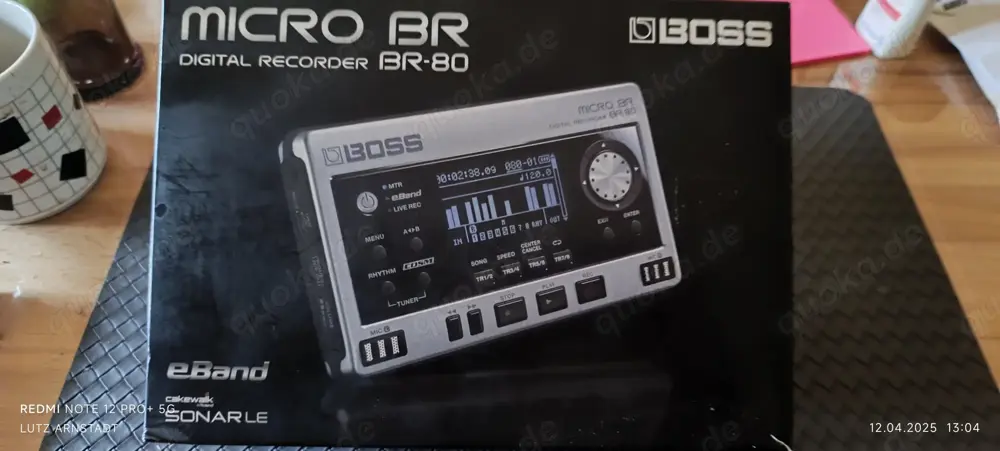 Boss Digitalrecorder Micro BR-80, gebraucht