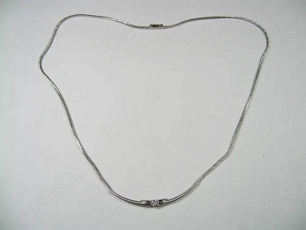 Collier - Kette 950 Platin mit Diamant 0,17 Carat