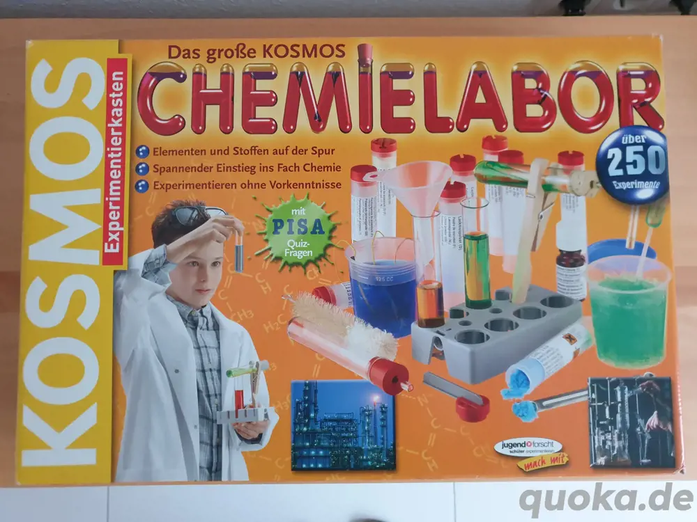 Das große Kosmos Chemielabor, Experimentierkasten 