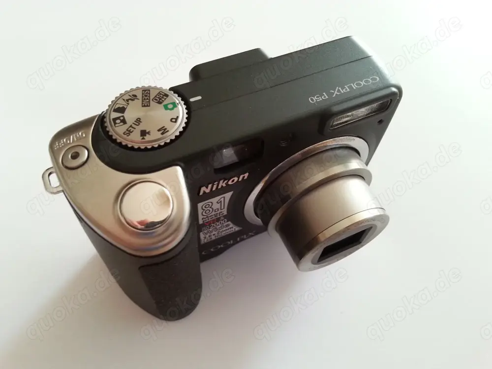 NIKON COOLPIX P50 8.1 MP schwarz neuw.+OVP+viele extras+Rechnung