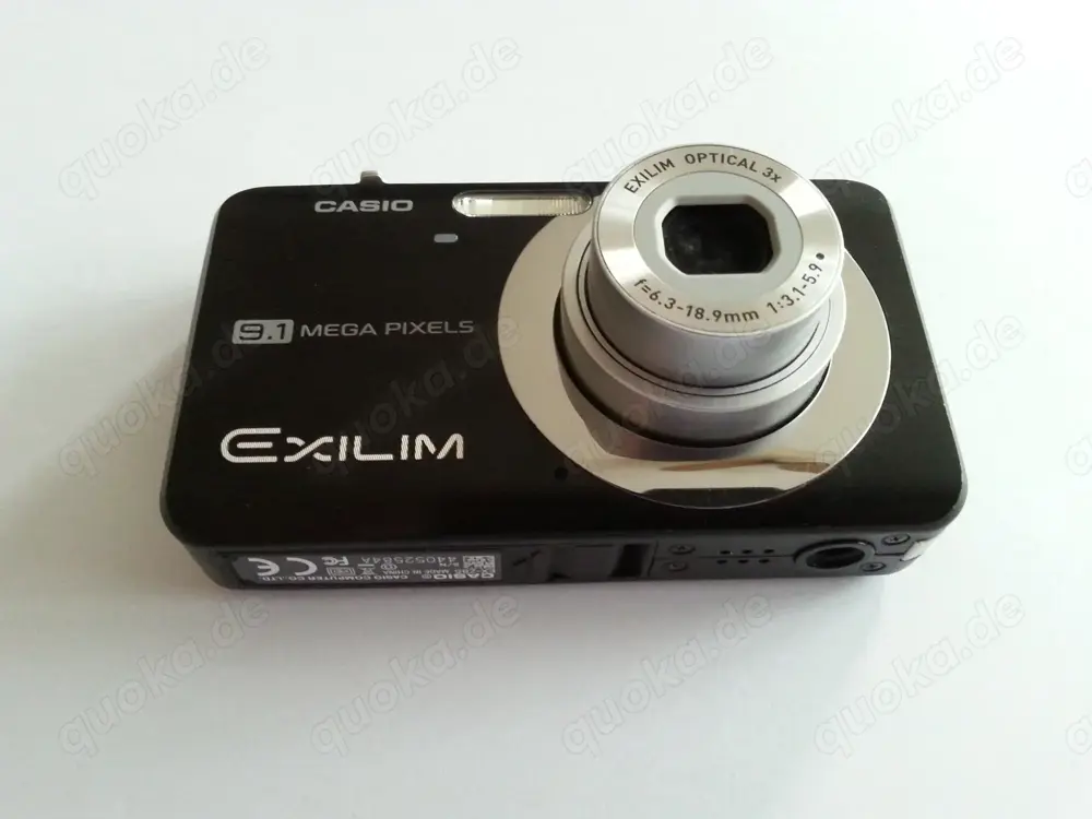 CASIO EXILIM EX-Z85 9.1 MP schwarz+viele extras+Rechnung