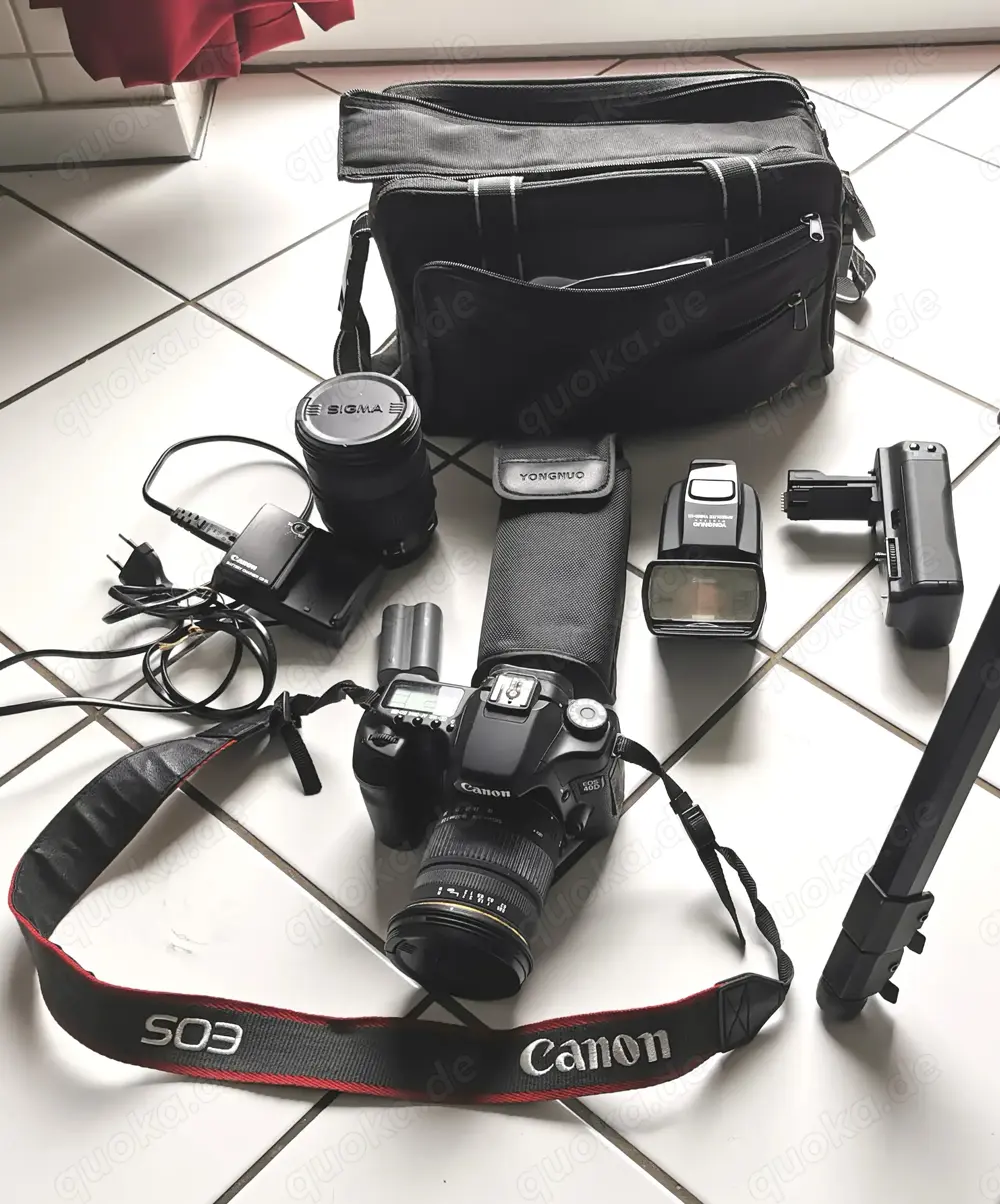 Canon EOS 40D mit viel Zubehör