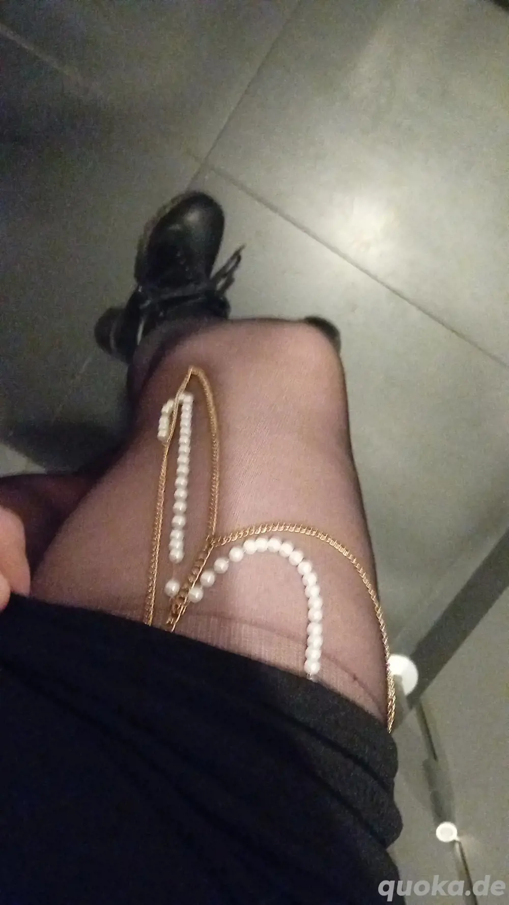 verkaufe getragene Strumpfhosen