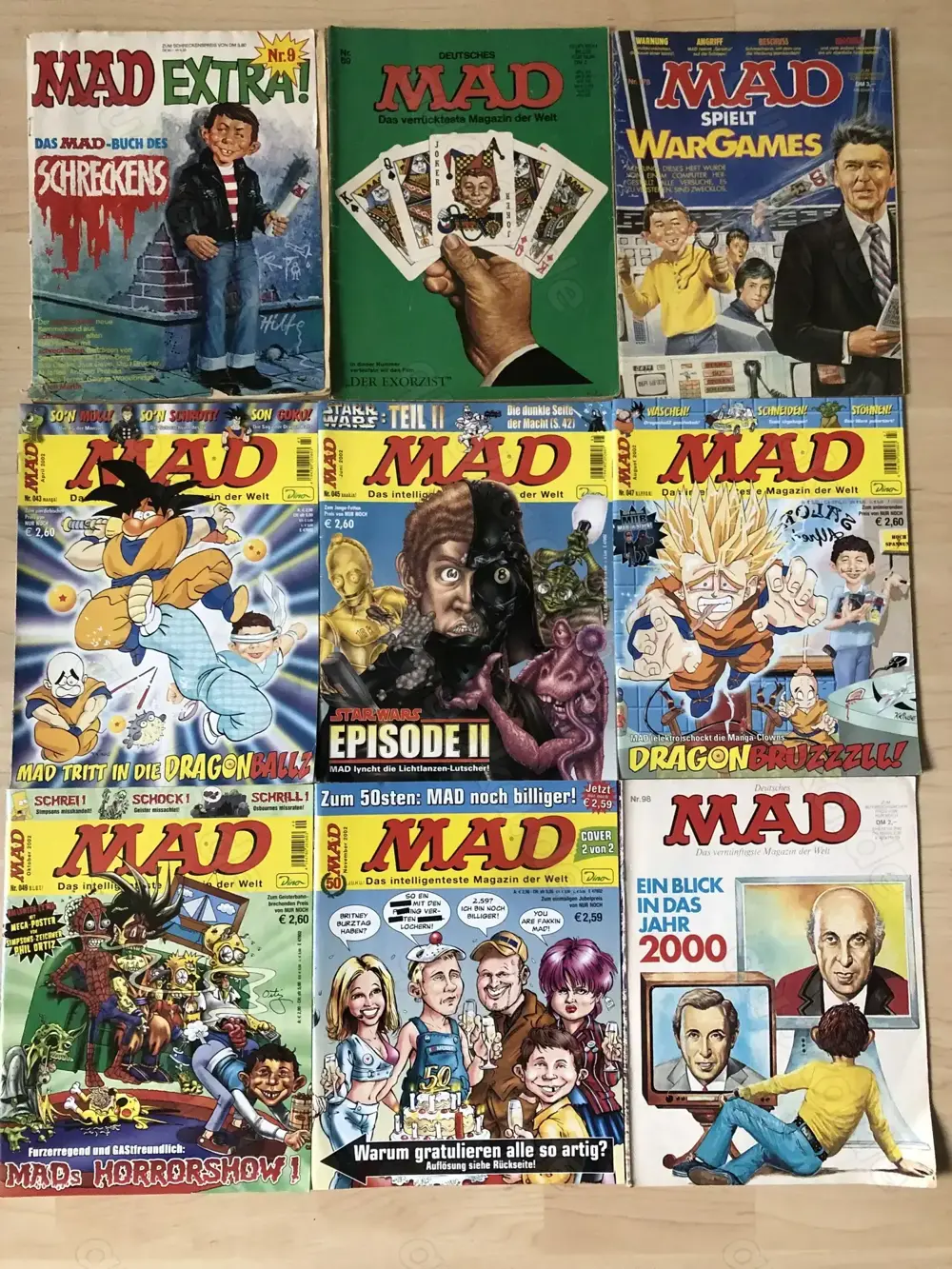 MAD Satire Magazin ab 80er Jahre 