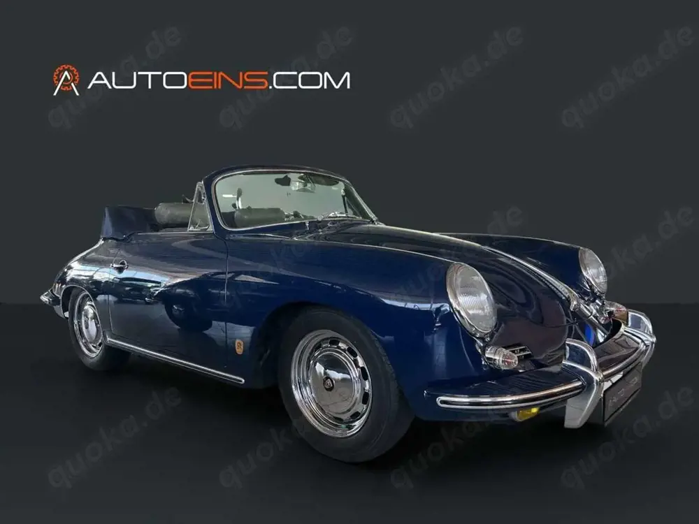 Porsche 356 B S 1600 Cabrio Reutter*Motor NEU Revidiert*