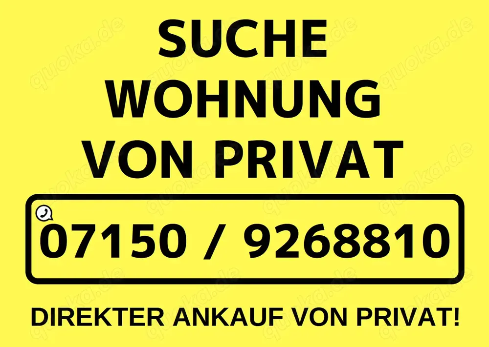 Suche Eigentumswohnung in Ludwigsburg von Privat