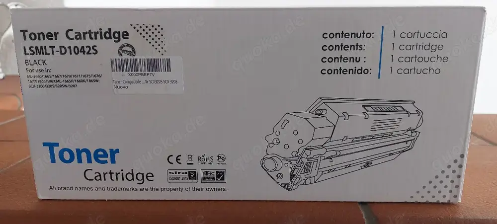 Toner Cartridge LSMLT-D1042S Black SCX-32 W 3207 Samsung schwarz