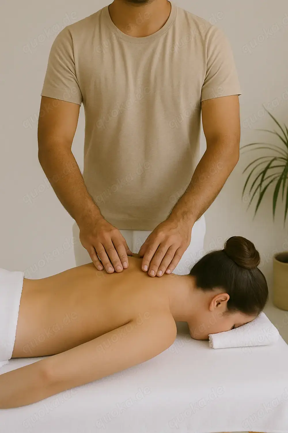 Wellnessmassage für die gestresste Frau