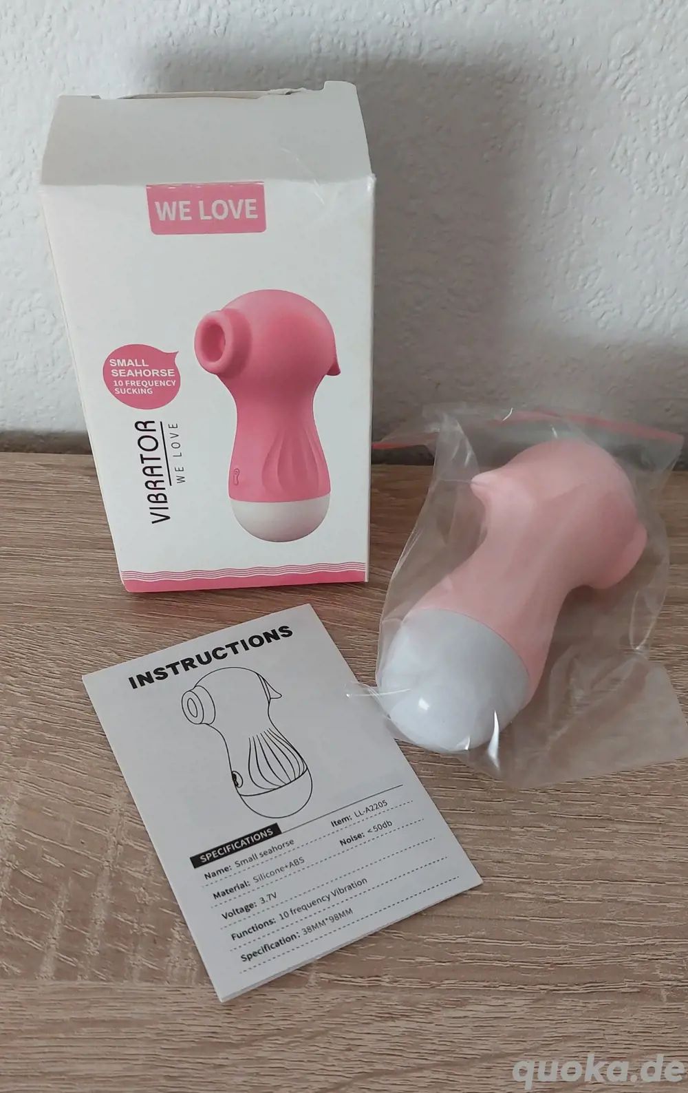 Mini Saug Vibrator Rosa USB