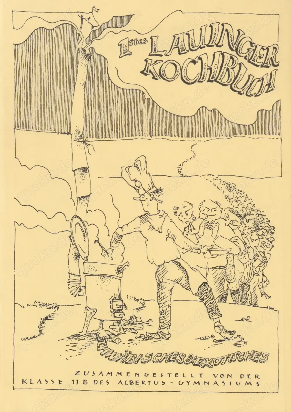 1. Lauinger Kochbuch Schwäbisches & Exotisches. Lauingen