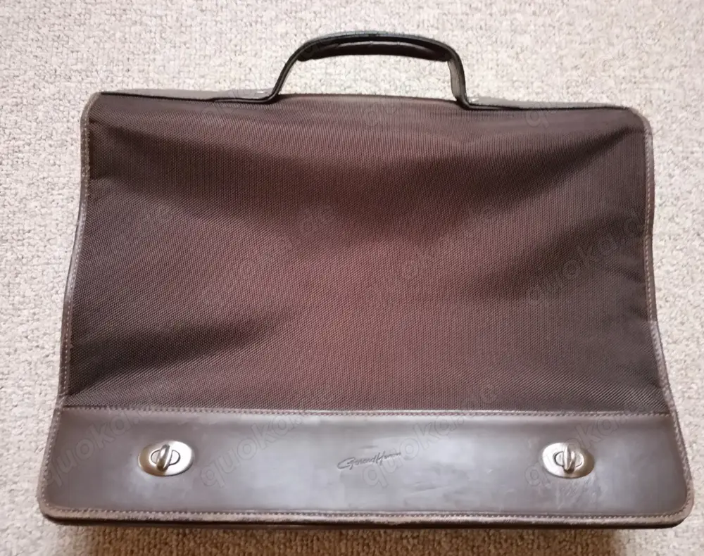 Praktisch, strapazierfähig + haltbar: Gerard Henon Aktentasche Lehrertasche braun