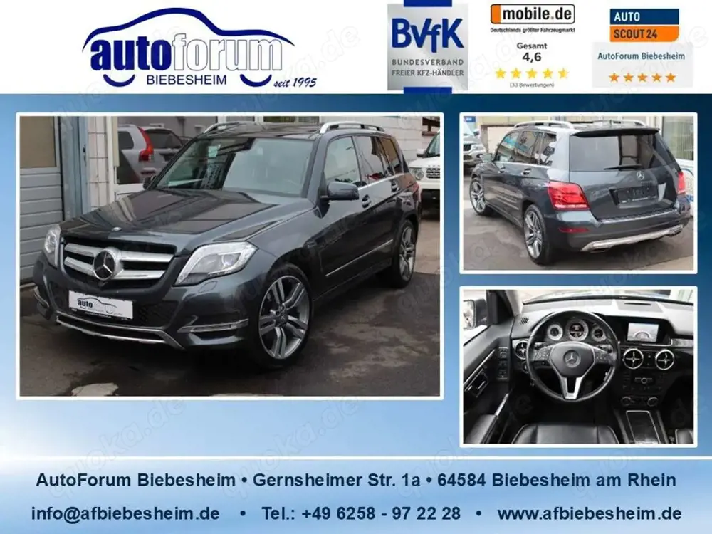 Mercedes-Benz GLK 250 CDI 4M Xenon*Standhzg*Distronic*Pano*AHK