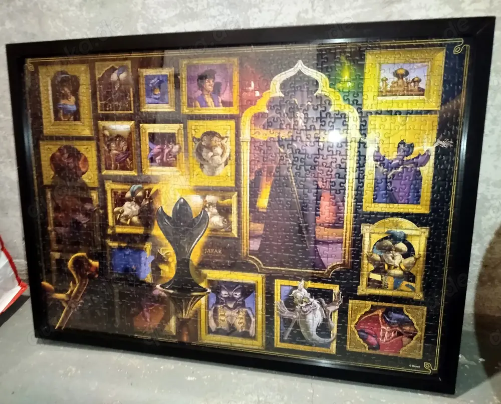 Ravensburger Villainous Disney Puzzle 1000 Bilderrahmen 70x50 cm Kunststoff Holz schwarz