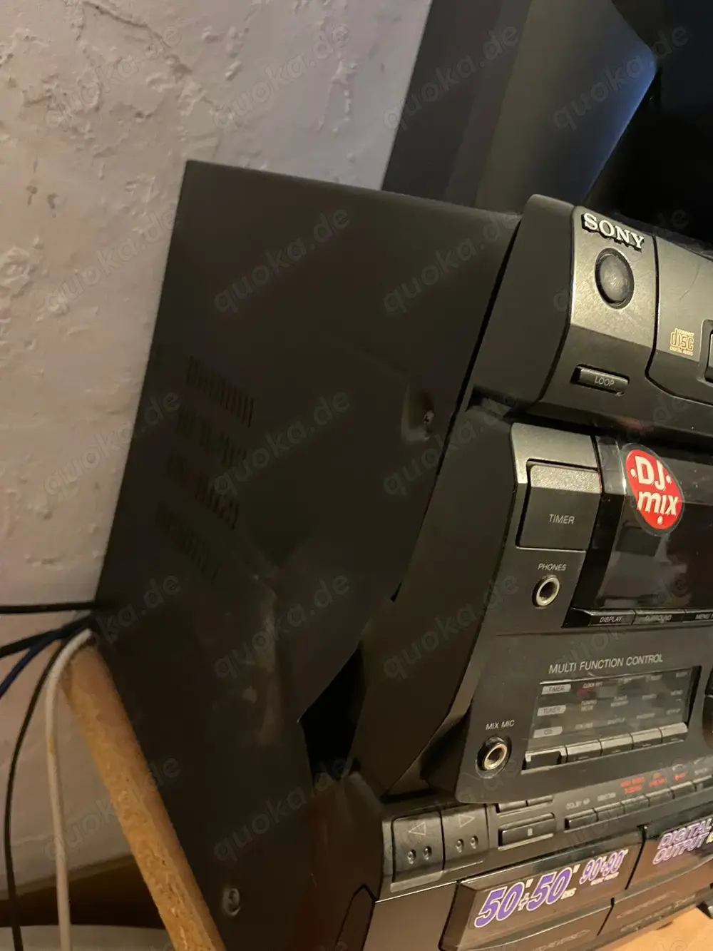 Sony Stereoanlage mit Kassettendeck