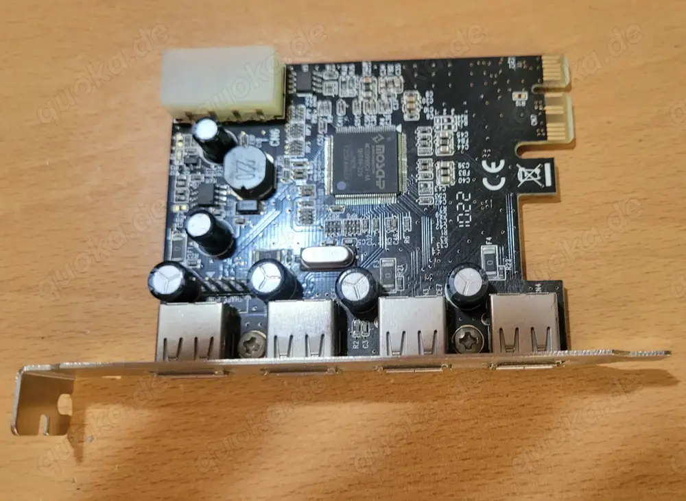 PCI-E USB-Controller, 4 externe Ports, 1 intern, EU20-V6T-04E1I,