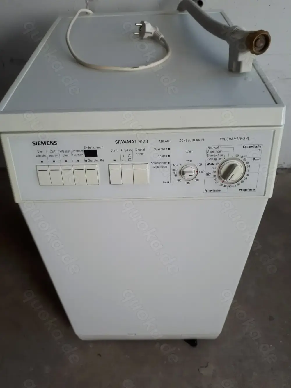 Toplader Waschmaschine Siemens Siwamat 9123 ( Breite 45 cm )