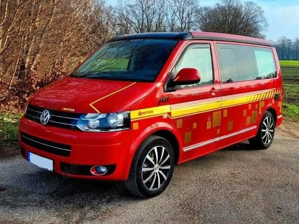 Volkswagen T5 California Salsa Red 4 MOTION Comfort