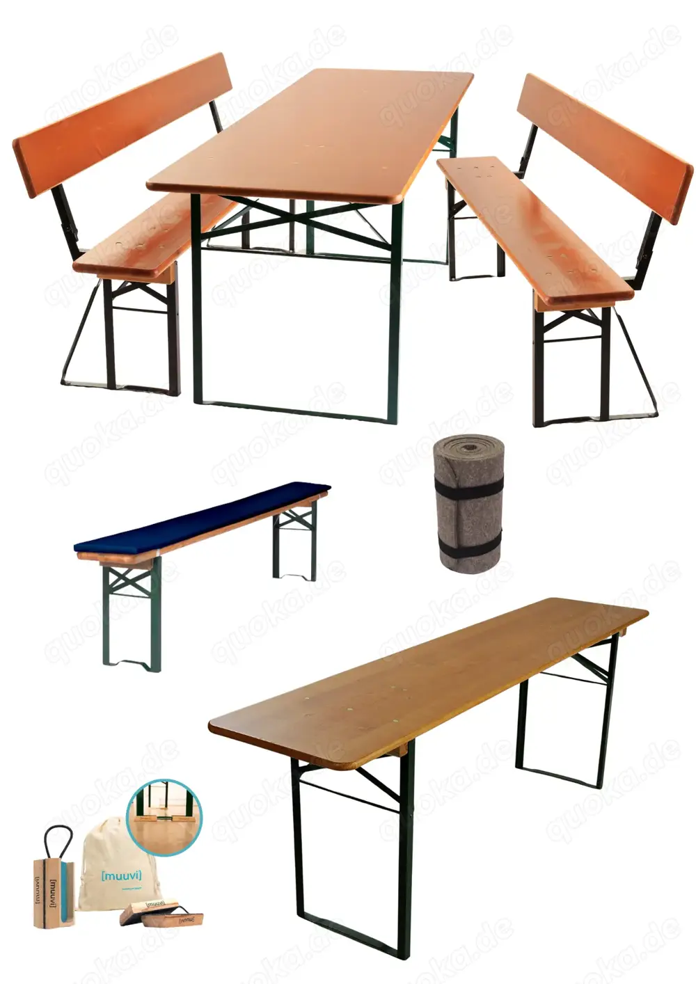 Biertisch-, Bierzelt-, Festzeltgarnitur & Bierstehtisch in Festzelt-Optik  zu vermieten