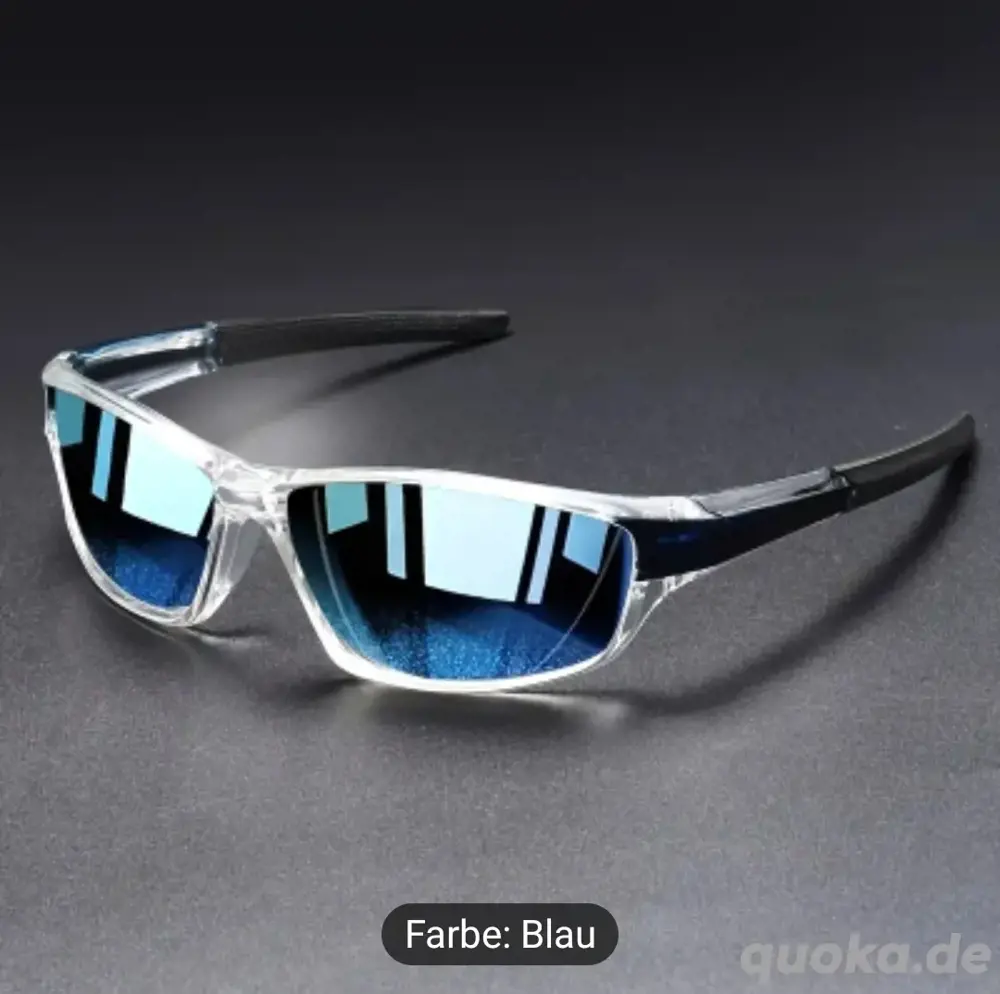Retro Sonnenbrille blau