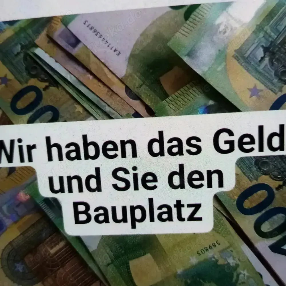 Wir suchen Baugrundstücke von Privat