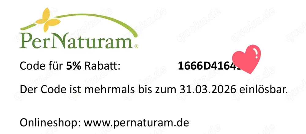 Rabattcode Pernaturam  Rabattcode Pernaturam