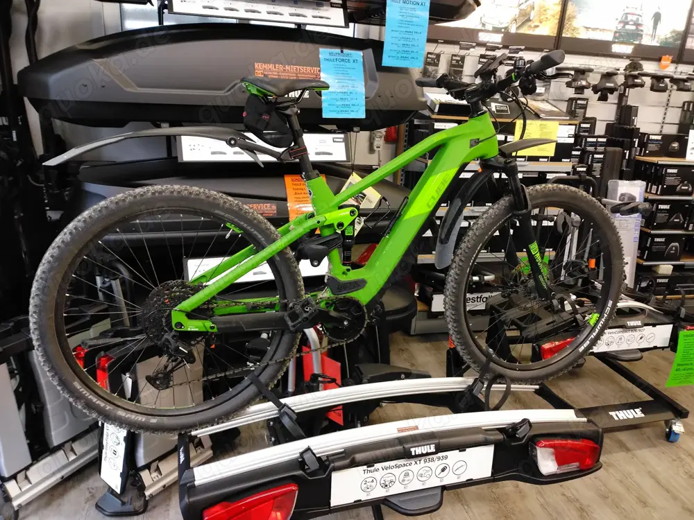 THULE Fahrradträger mieten E-Bike   2-4 Räder AHK, Dach, Heck