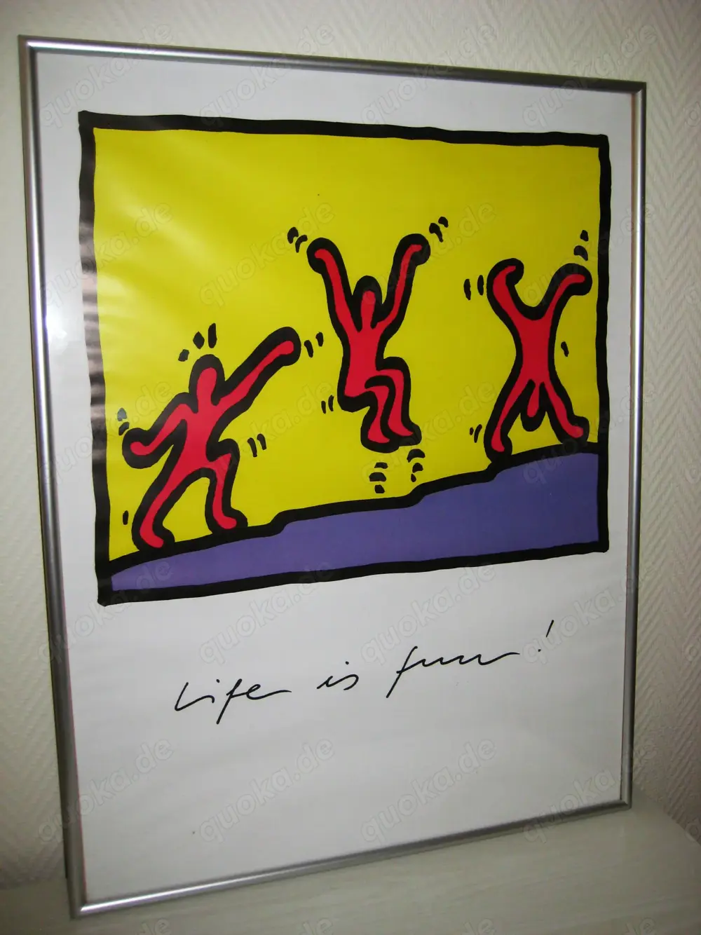 Keith Haring - Poster gerahmt