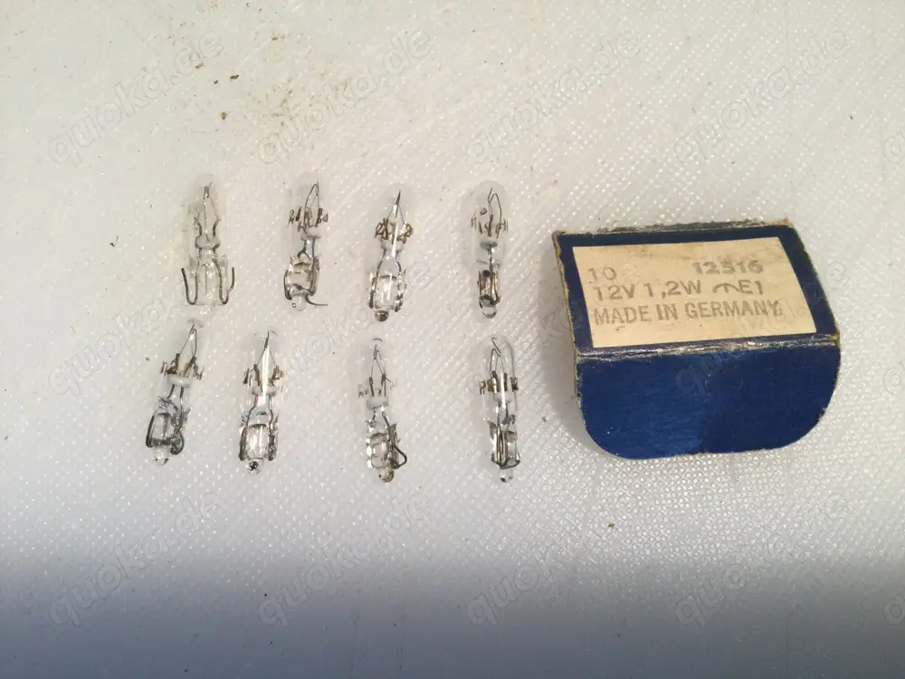 Philips 12516 Lampen 12V 1,2 Watt 8 Stück