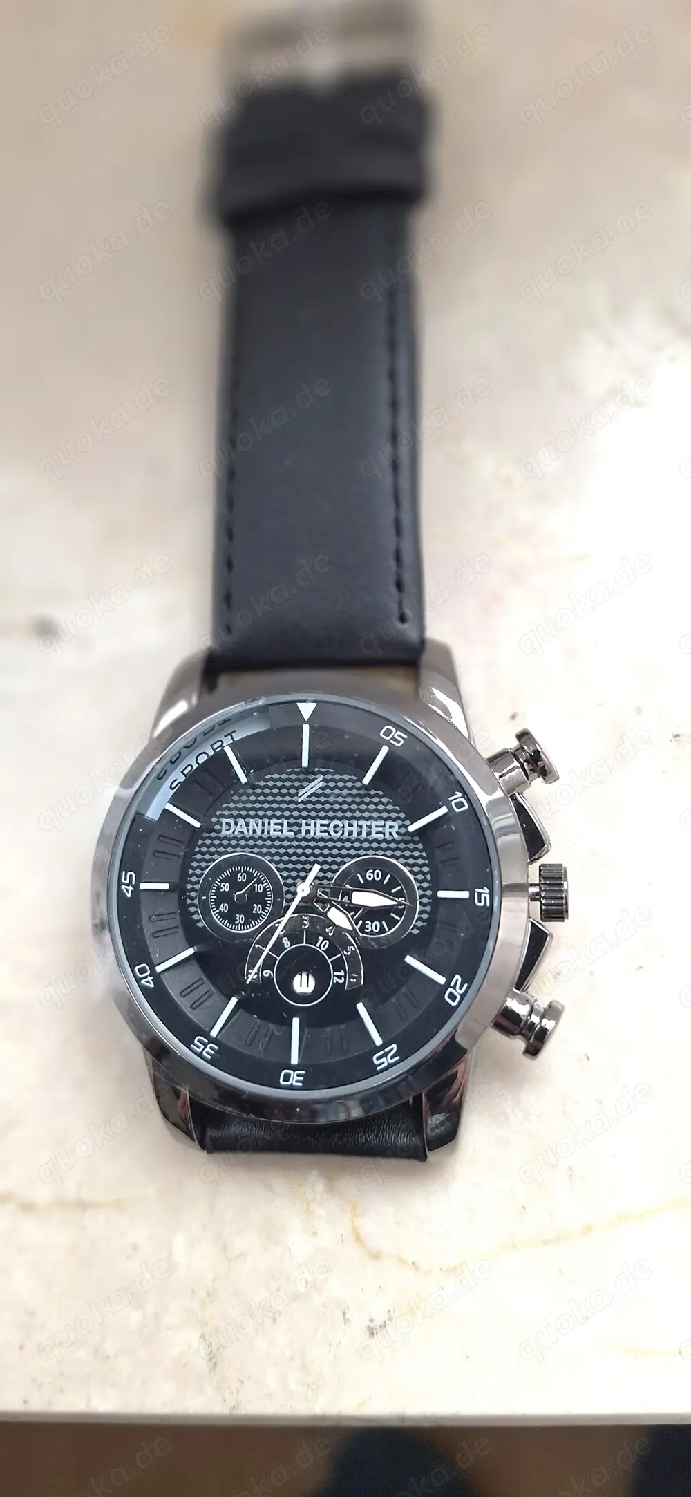Herren Uhr  von Daniel Hechter ca 46 mm d  wie Neu