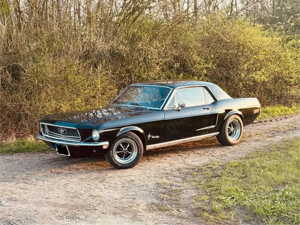 Ford Mustang 1968 Mustang Coupe schwarz/schwarz