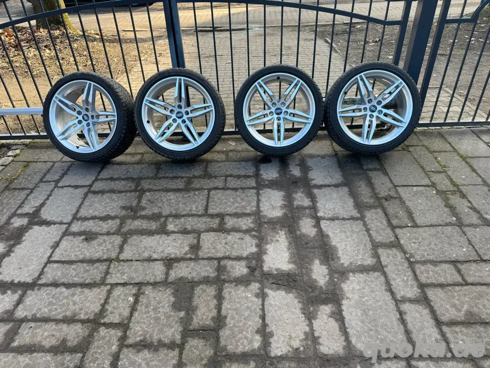 Winterräder Audi A4 A5 | Original Audi 19 Zoll Doppelspeichen | Bridgestone Blizzak LM005