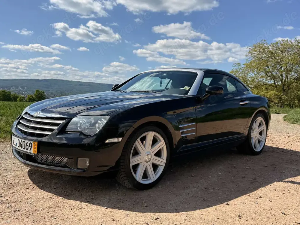 Chrysler Crossfire grau schwarz leder