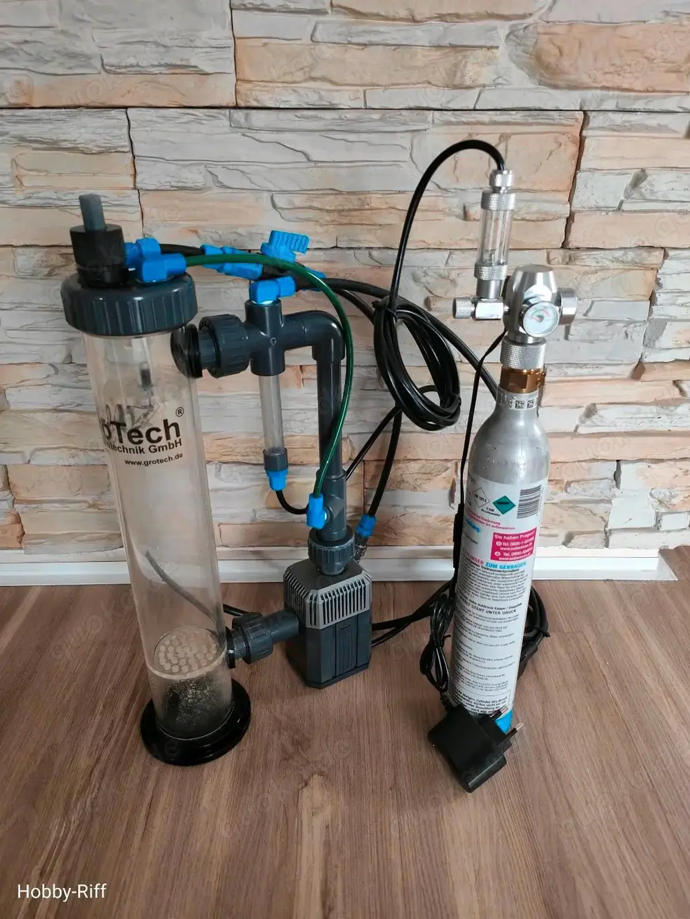 Grotech HCR 070 Hochleistungs Kalkreaktor mit CO2 Grotech HCR 070 Hochleistungs Kalkreaktor mit CO2