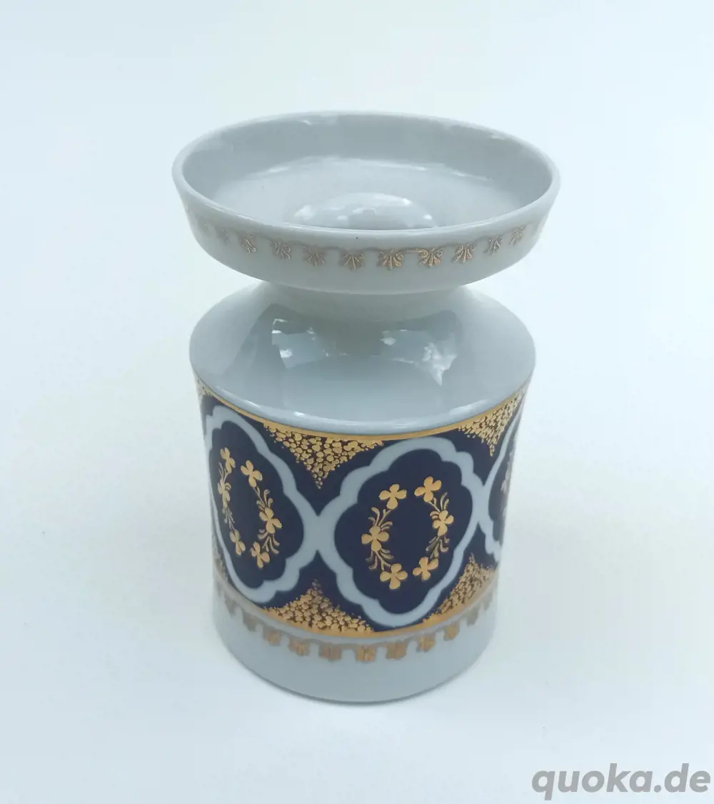 ! ! !  Vintage VASE *Echt Kobalt* Handmalerei"