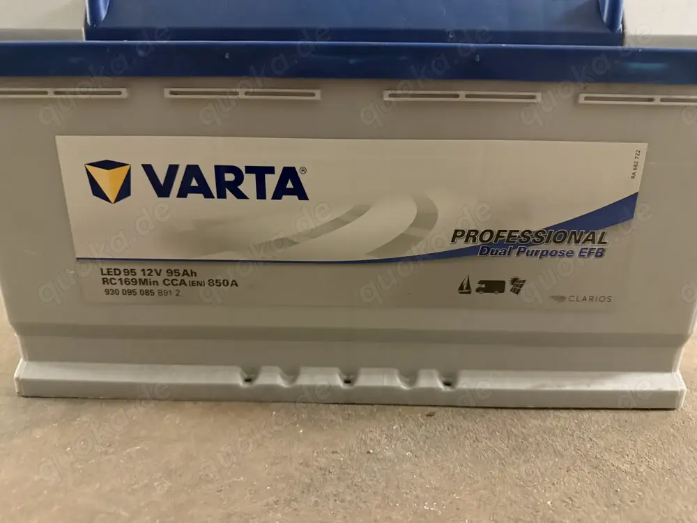 Varta Dual Purpose EFB Batterie 95Ah
