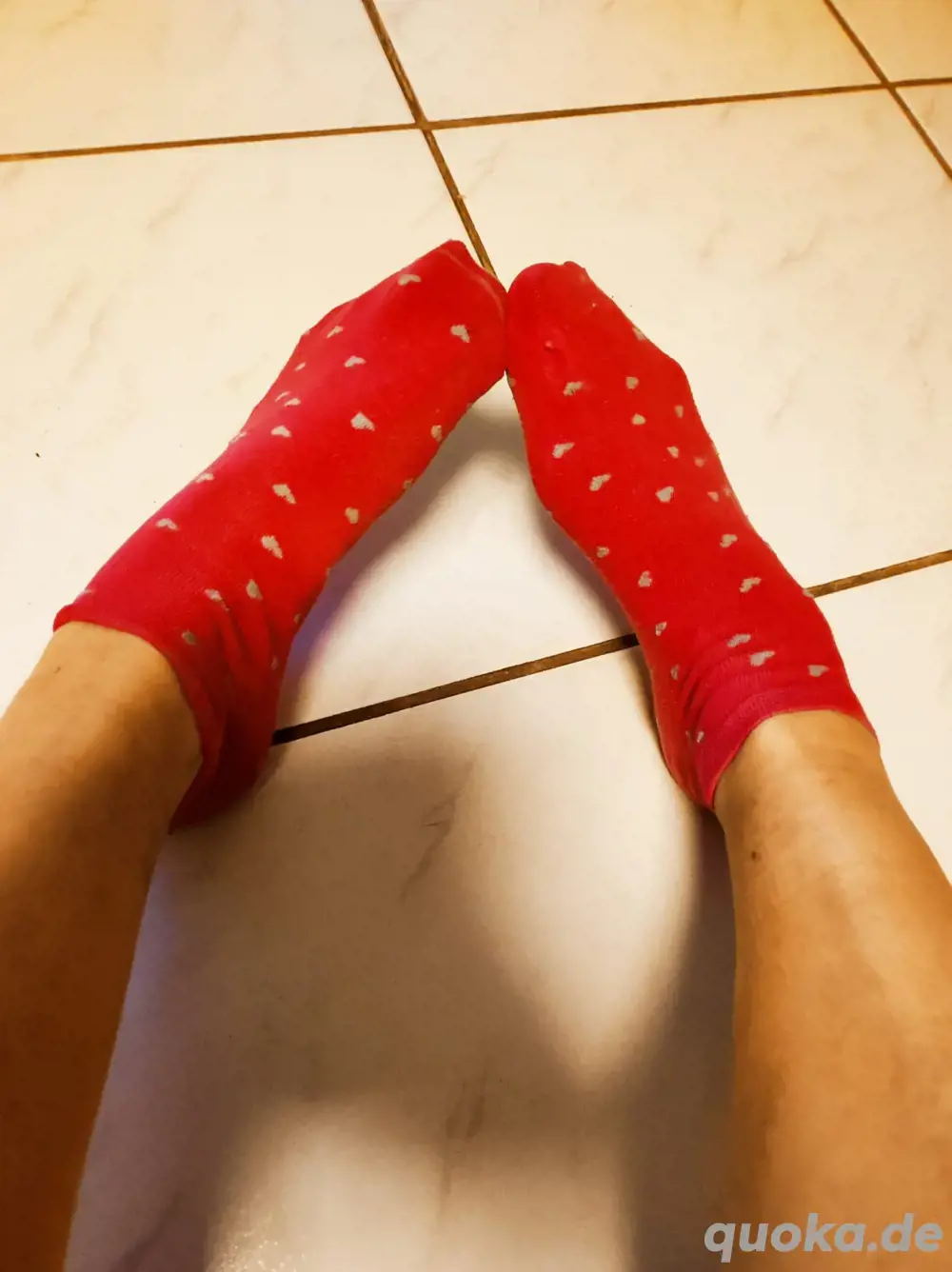 getragene Socken