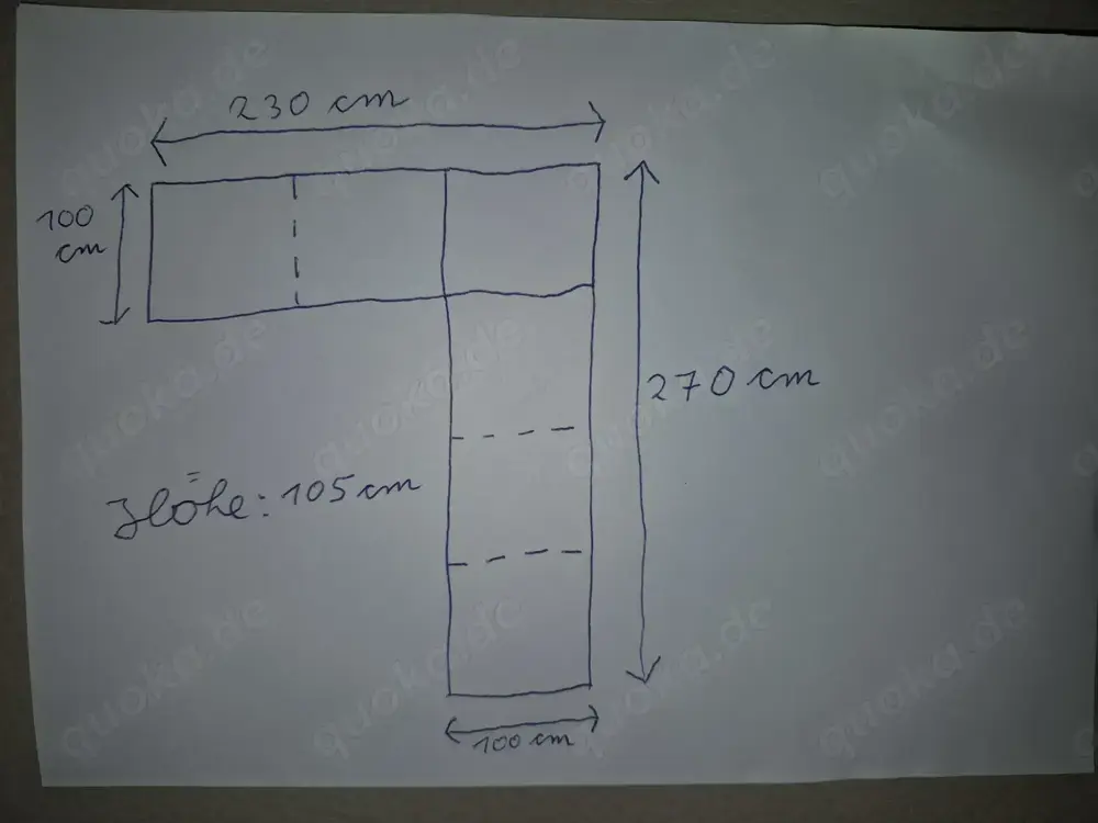 Leder Couch mit Schlaffunktion zu verschenken!!!
