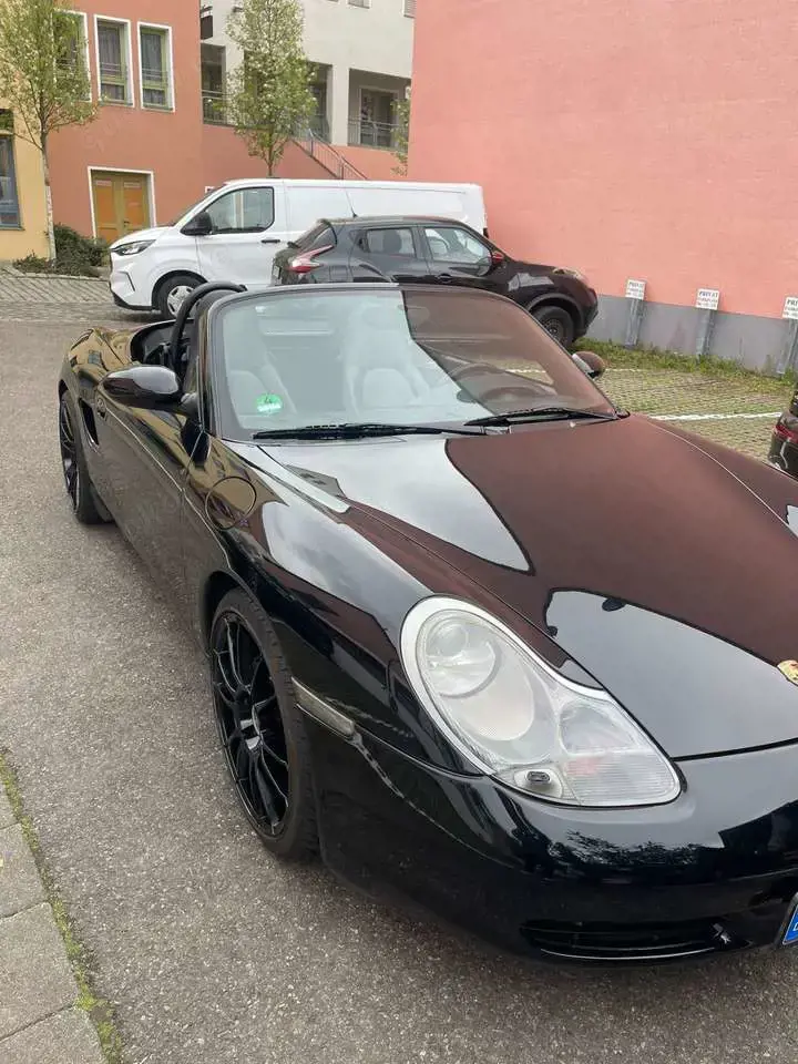Porsche Boxster Vollausstattung Leder schwarz