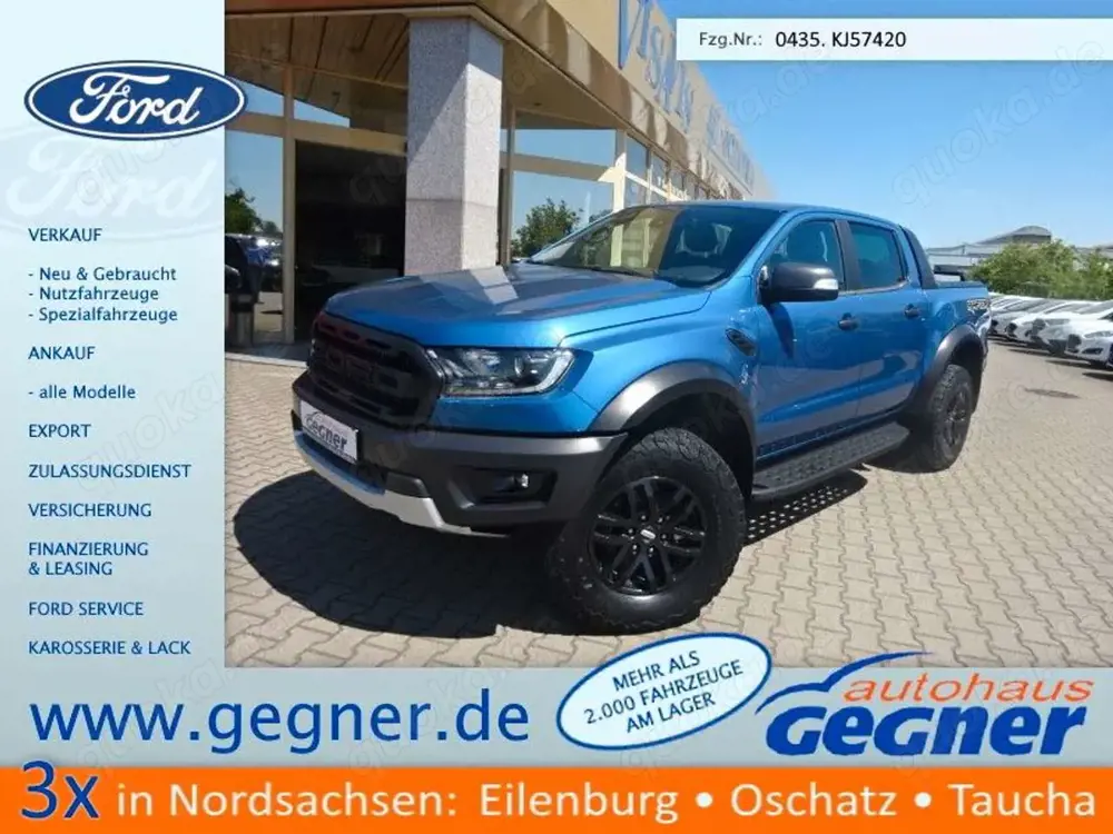 Ford Ranger Doka 212PS Autm. 4x4 Raptor Navi Xenon