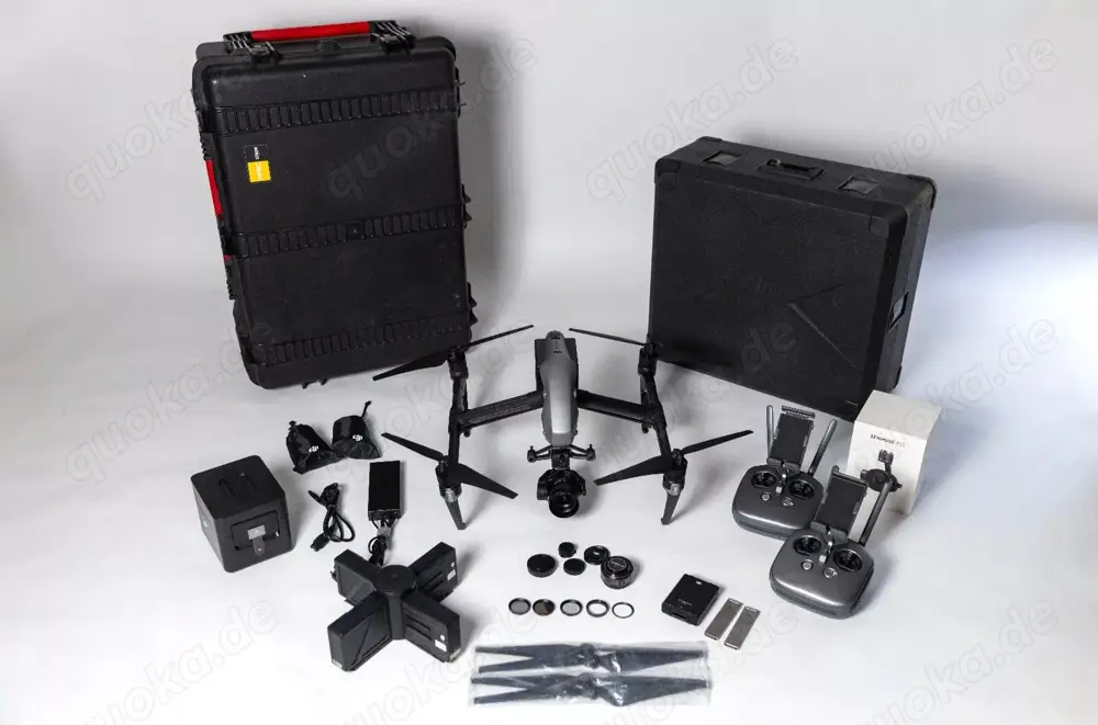 DJI Inspire 2 Profi Set mit X5S, Cinema DNG &Apple ProRes