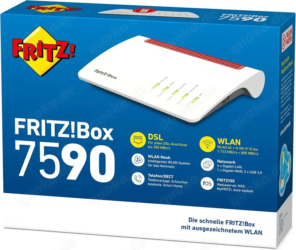 Fritz!box 7590 wlan ac+n router