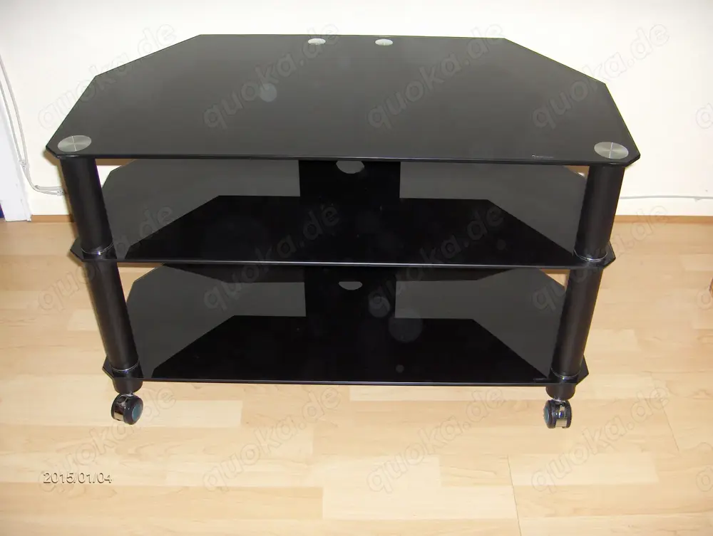 TV-Center schwarz mit Sicherheitsglas TV-Center schwarz mit Sicherheitsglas