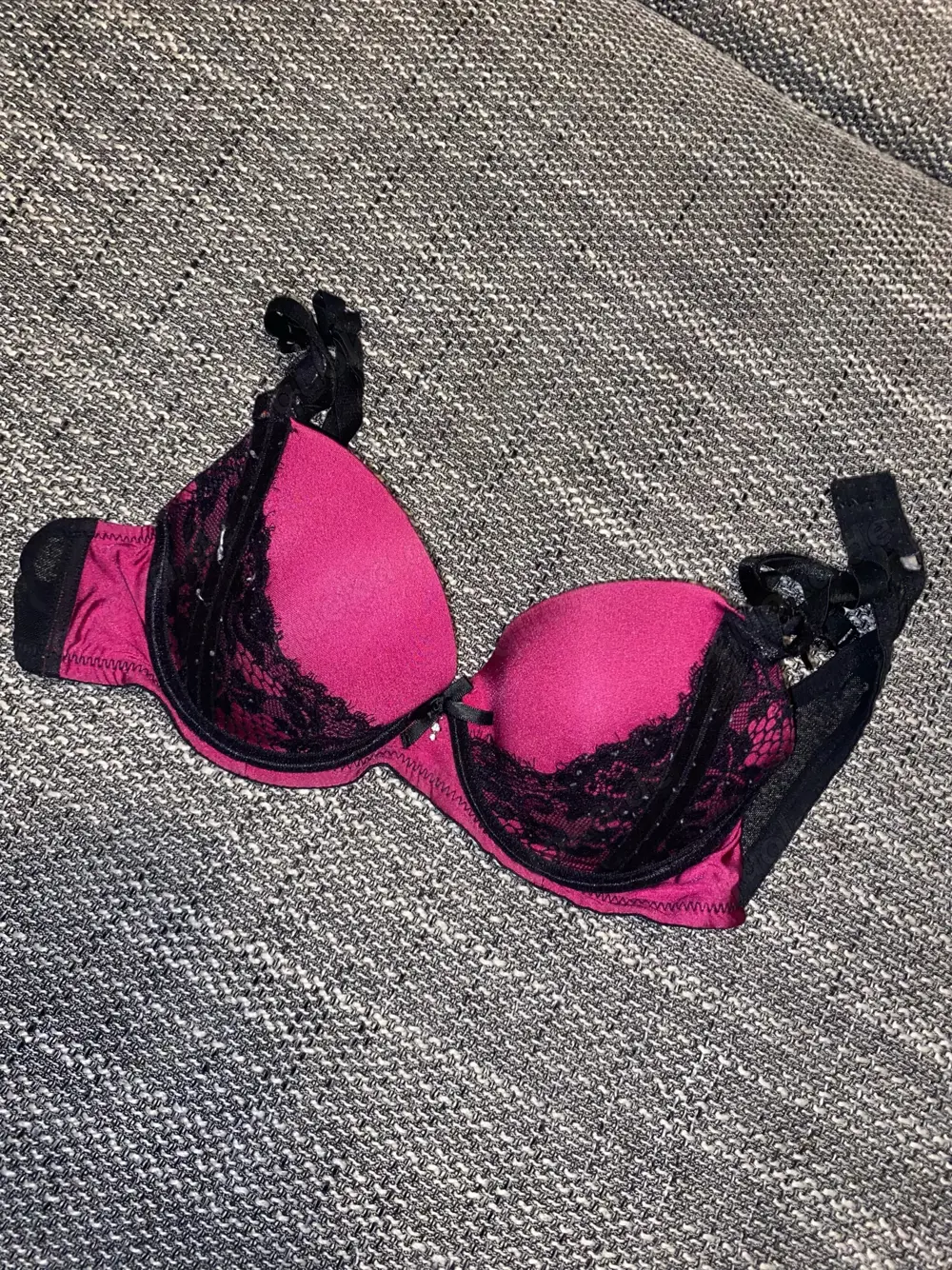  BH 75C in Pink Schwarz - Unterwäsche 