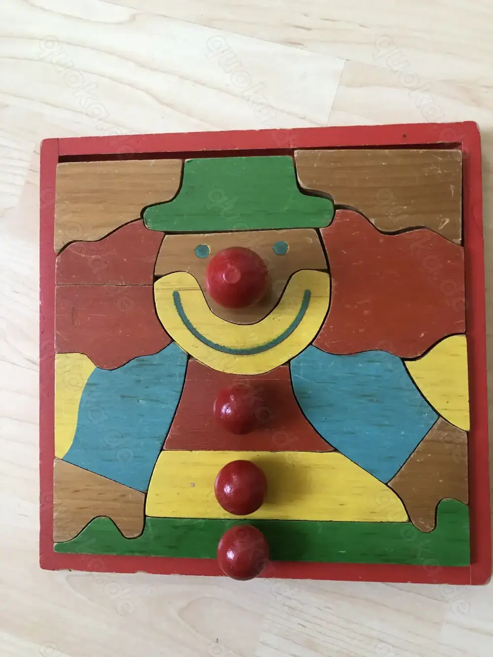 Didaktisches Holzpuzzles von Eichhorn
